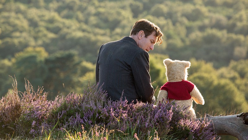 Christopher gets advice from an uncharacteristically wise plush bear