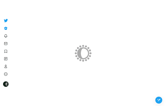 Twitter feed blocked