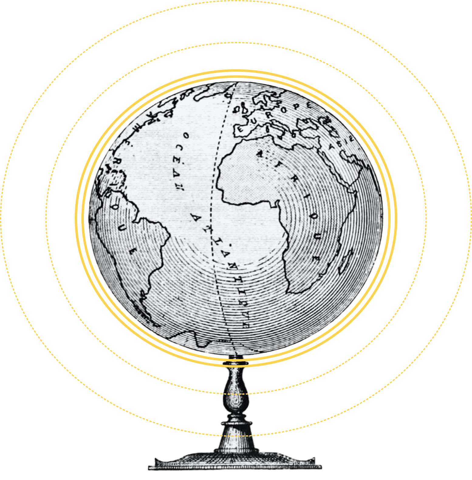 Globe illustration